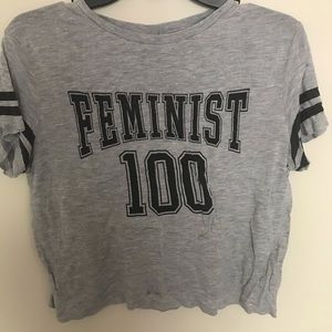 Plain feminist shirt